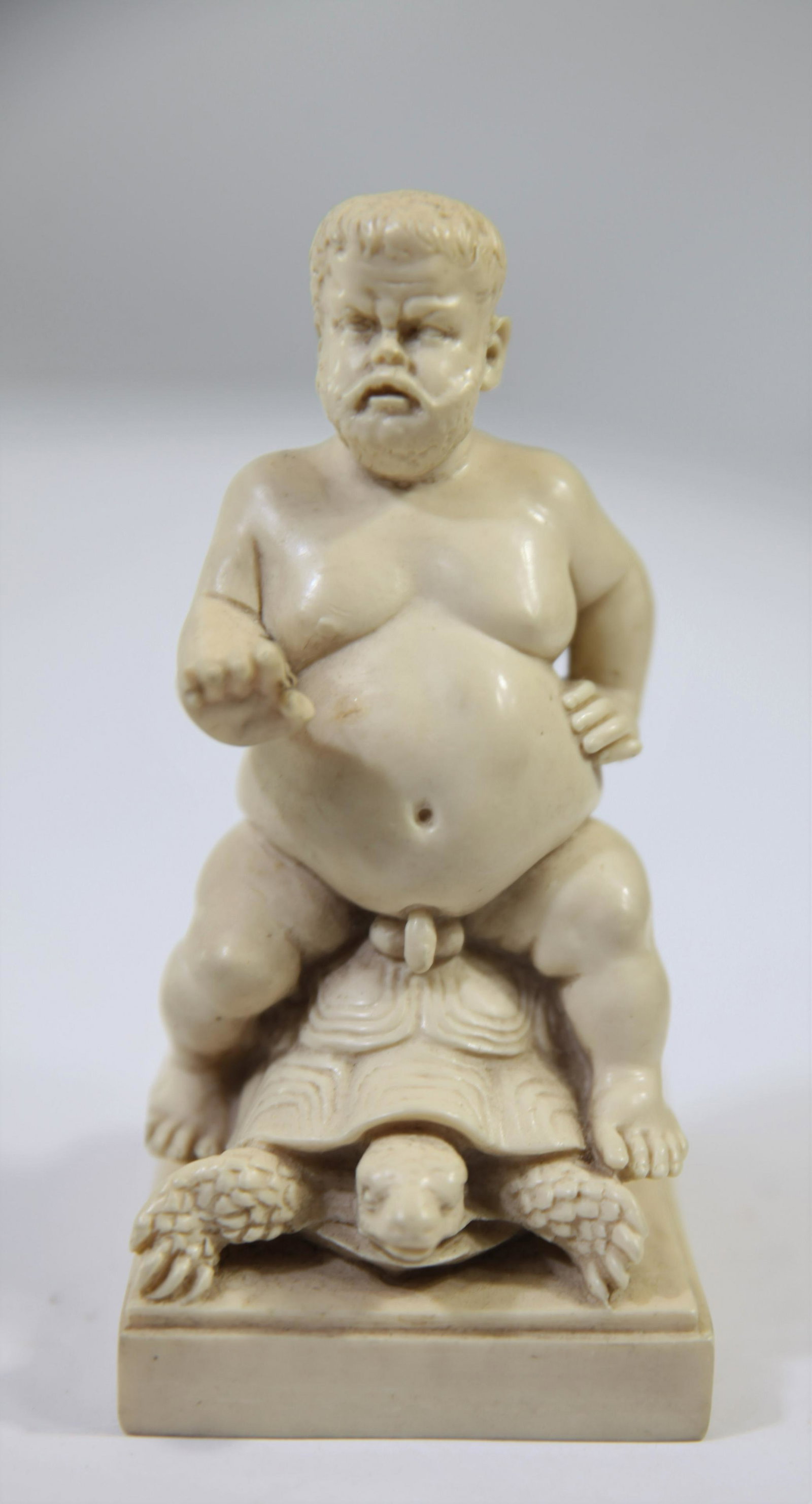 Gino Ruggeri, Resin "Nano Morganite" Sculpture: 5 1/2 x 3 in. Signed Ruggeri.