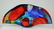 Venetian Large Hand Blown Glass Taco Vase - 2