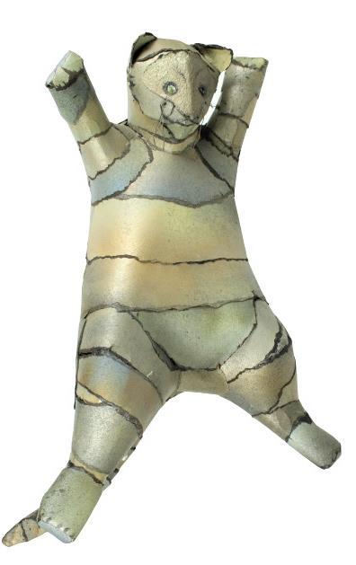 Sheila Tuffanelli, Contemporary American Sculpture: Sculptor and fiber artist.Sheila Tuffanelli creates mixed media and fiber art, abstracts and animals. Her sculptures are often made with glued layers of tar paper on a wire frame. Sheila immigrated to