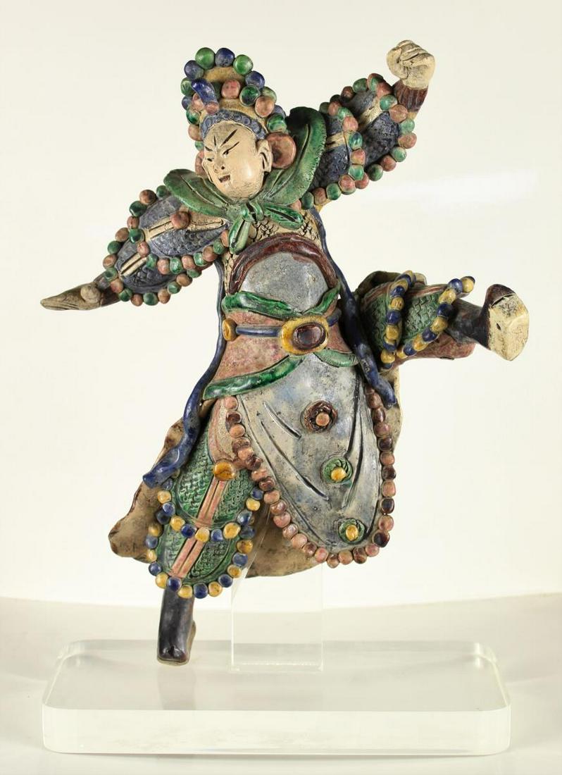 Chinese Figural Glazed Roof Tile (1 of 7)