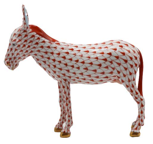 Herend Hungary Porcelain Donkey Figurine (1 of 7)