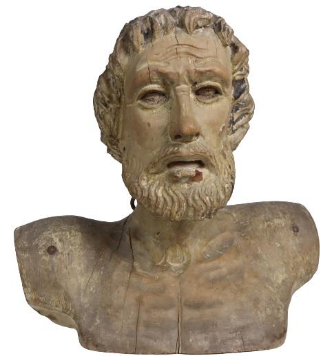 18th C Religious Italian School Carved Bust (1 of 8)