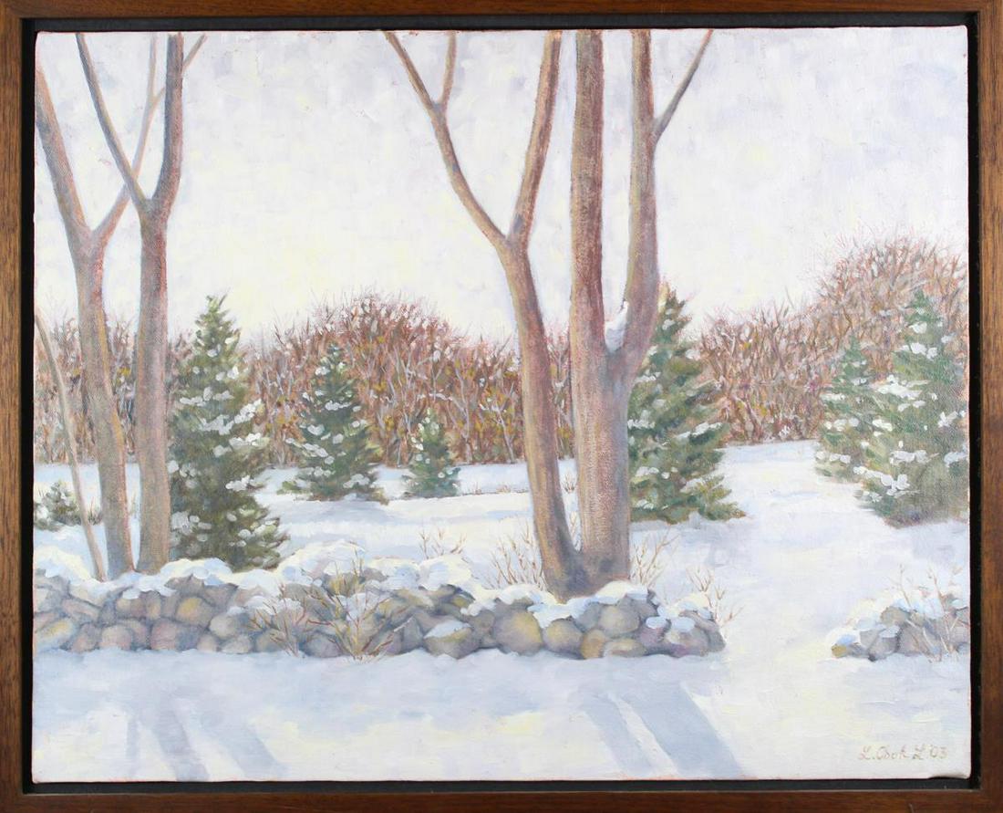 Signed L. Cook L. Oil on Canvas (1 of 4)