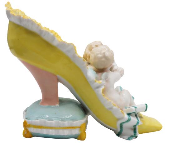 Porcelain Shoe with Cherubs Figurine (1 of 11)
