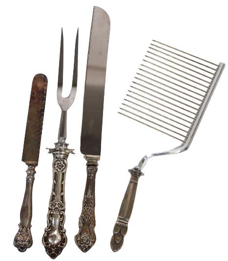 (4) Pieces of Sterling Service Ware (1 of 5)