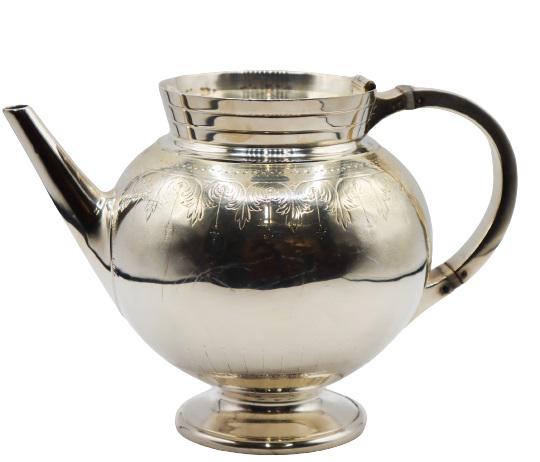 Silver Plated Embossed Teapot (1 of 9)