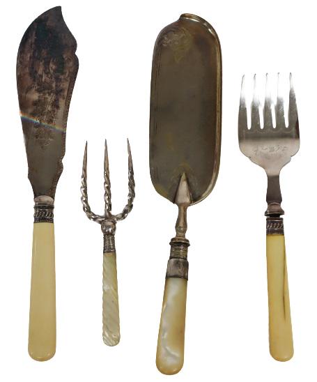 (4) Piece Plated Silver Serving Set (1 of 4)