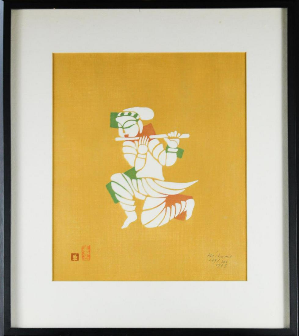 Toshijiro Inagaki (1902-1963) Japanese, Woodblock (1 of 5)