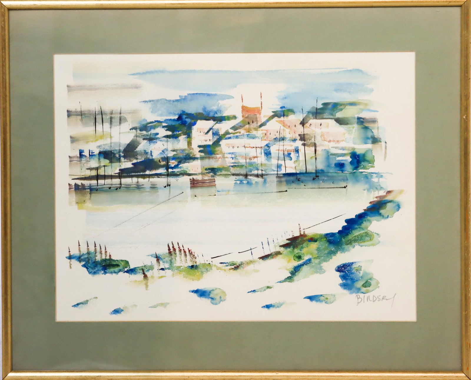 Alfred Birdsey  (Bermuda 1912 - 1996), Watercolor (1 of 5)