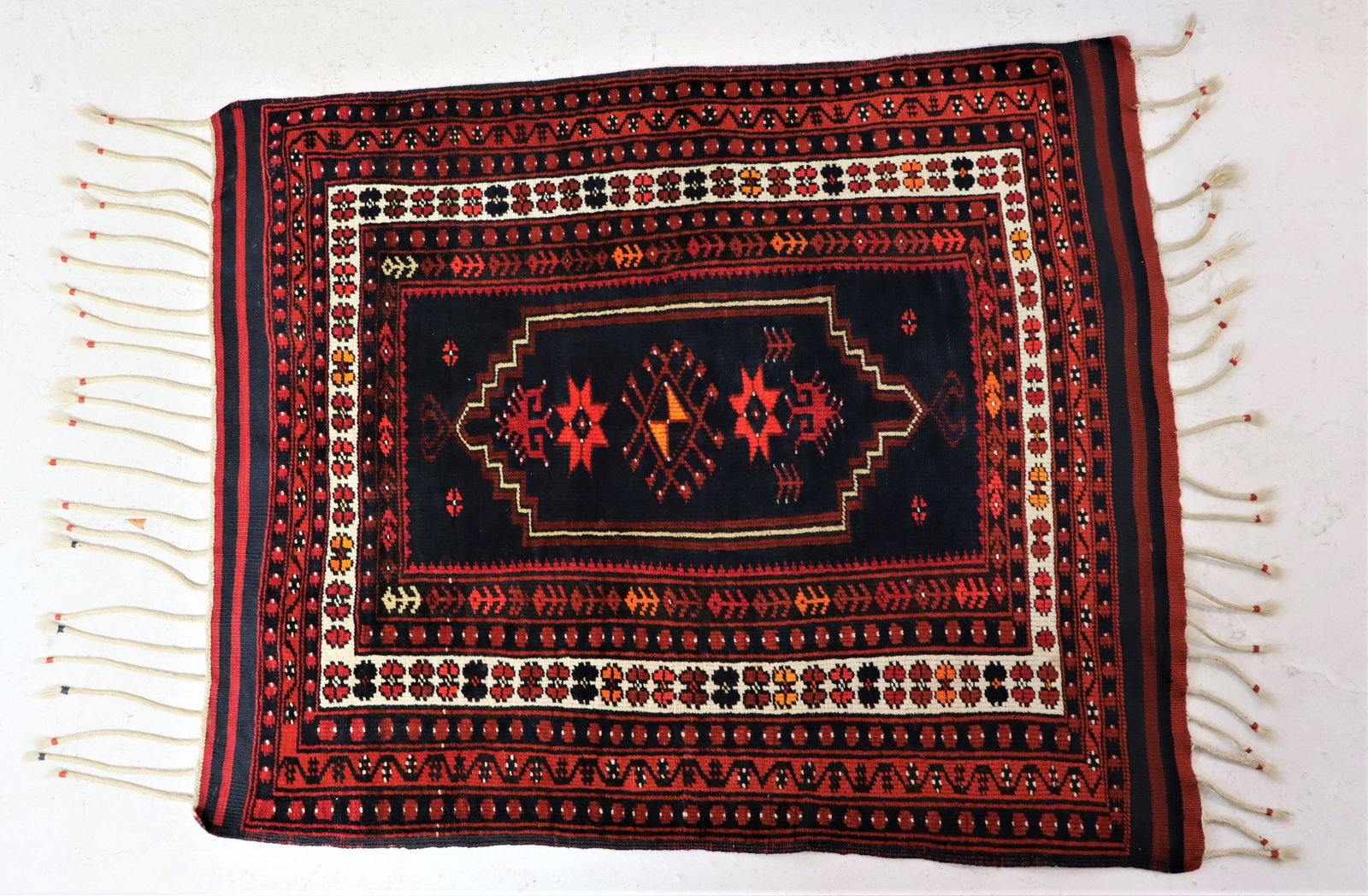 Antique Yagcibedir Oriental Carpet / Wall Hanging (1 of 7)