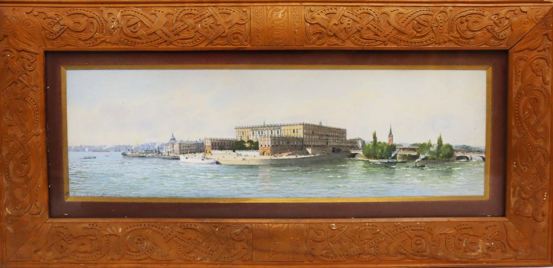 Anna Palm de Rosa (1859-1924) Swedish, W/C (1 of 5)