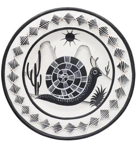 Southwestern Black & White Decorative Platter (1 of 6)