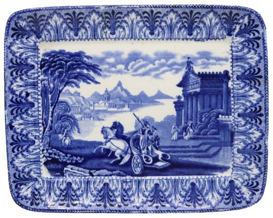 Cauldon England Blue & White Porcelain Platter (1 of 3)