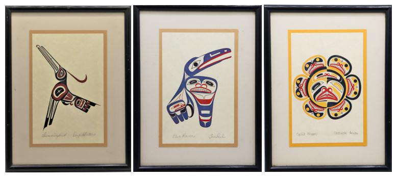 (3) Northwest Coast Native Artworks (1 of 15)