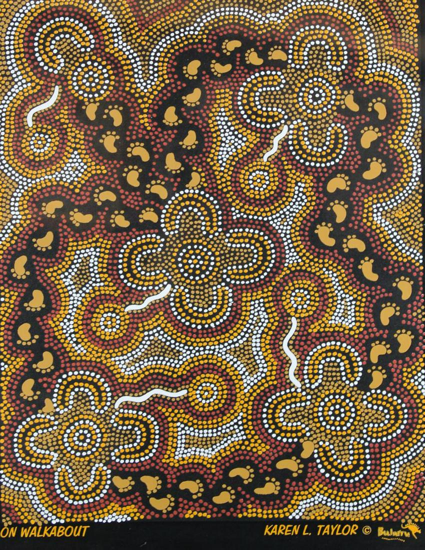Vintage Australian Aboriginal Art, Bulurru Designs (1 of 4)
