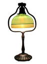 Tiffany Studios Favrile Glass & Bronze Desk Lamp