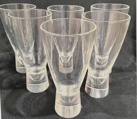 (6) Steuben Modernist Water Glasses, 1950 (1 of 7)