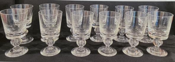 Set of (12) Steuben Glass Goblets (1 of 7)