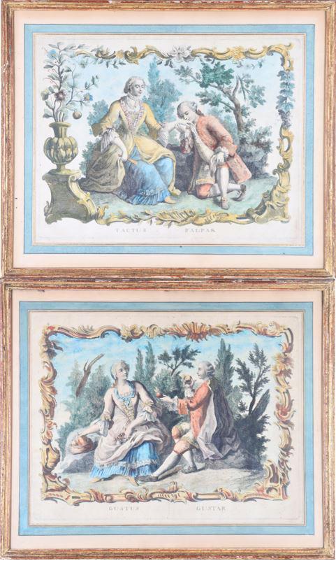 Hand Colored Etching, Palpar Tactus (1 of 10)