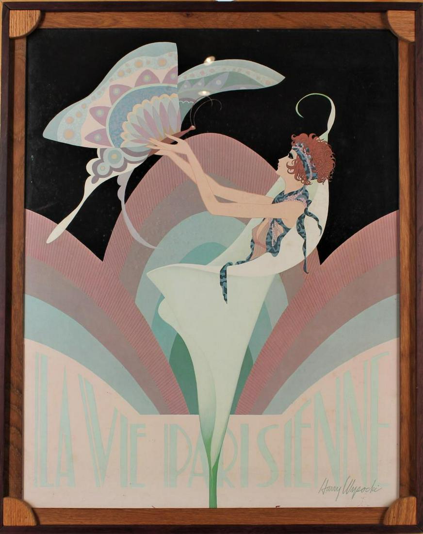 Vintage Poster by Harry Wysocki, Custom Frame (1 of 4)