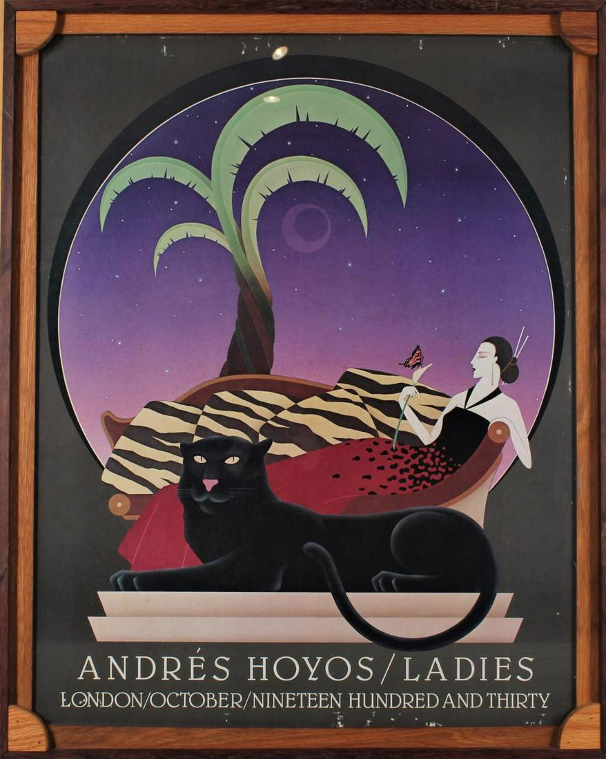 Adres Hoyos Poster "Ladies", Custom Frame (1 of 4)