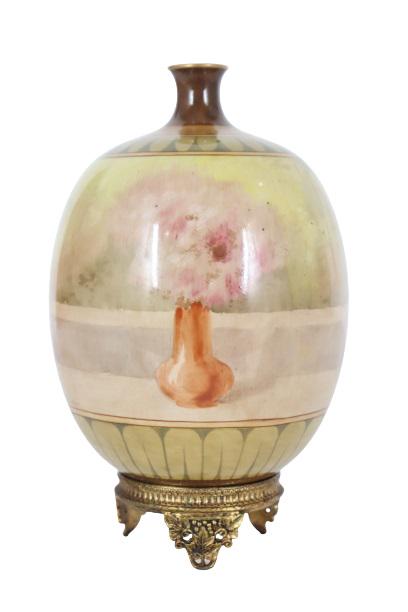 Hand-Painted Figural Ceramic Vase (1 of 10)