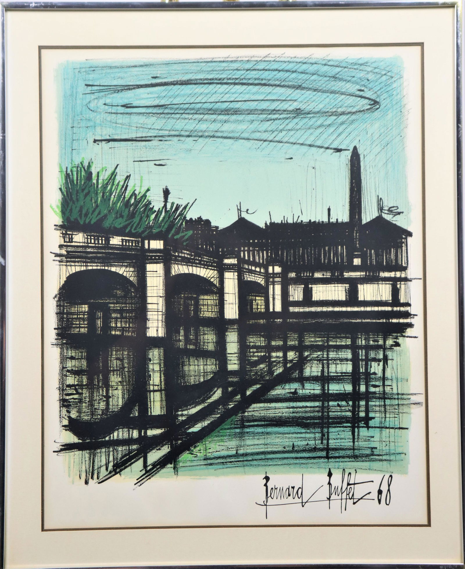Bernard Buffet (1928-1999) French, Colored Litho (1 of 5)