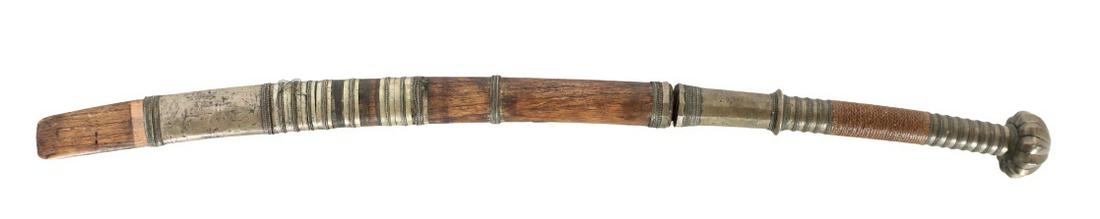 Single Edge Indonesian Sword W/ Scabbard (1 of 11)