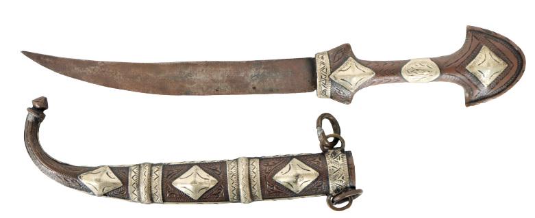 Persian Knife W/ Intricate Sheath (1 of 11)