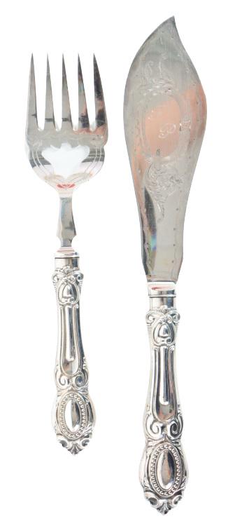 Sterling Silver Fish Knife & Fork (1 of 9)