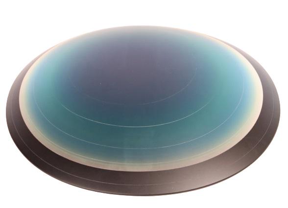 Laszlo Lukacsi (b. 1961) Hungarian Glass: Incredible laminated, cut, ground, and etched glass sculpture titled "Sea Eye" and signed by Laszlo Lukacsi. This piece was purchased at Plateaux Gallery in Buzzards Bay, Massachusetts and has origina