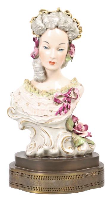 Vintage Corday Porcelain Bust of a Woman (1 of 8)
