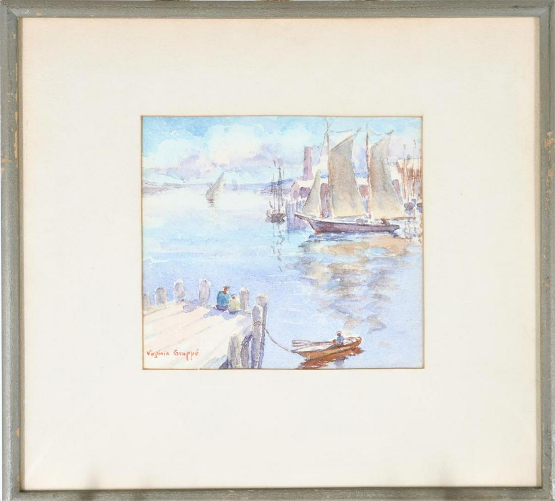 Virginia Gruppe (1907-1980) American, W/C (1 of 4)