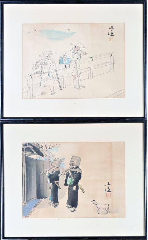 (2) Sanzo Wada (1883-1967) Japanese, Woodblocks (1 of 8)