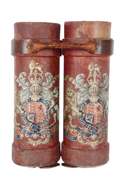 Two Fire Buckets w/ Royal Garter Emblem (1 of 11)