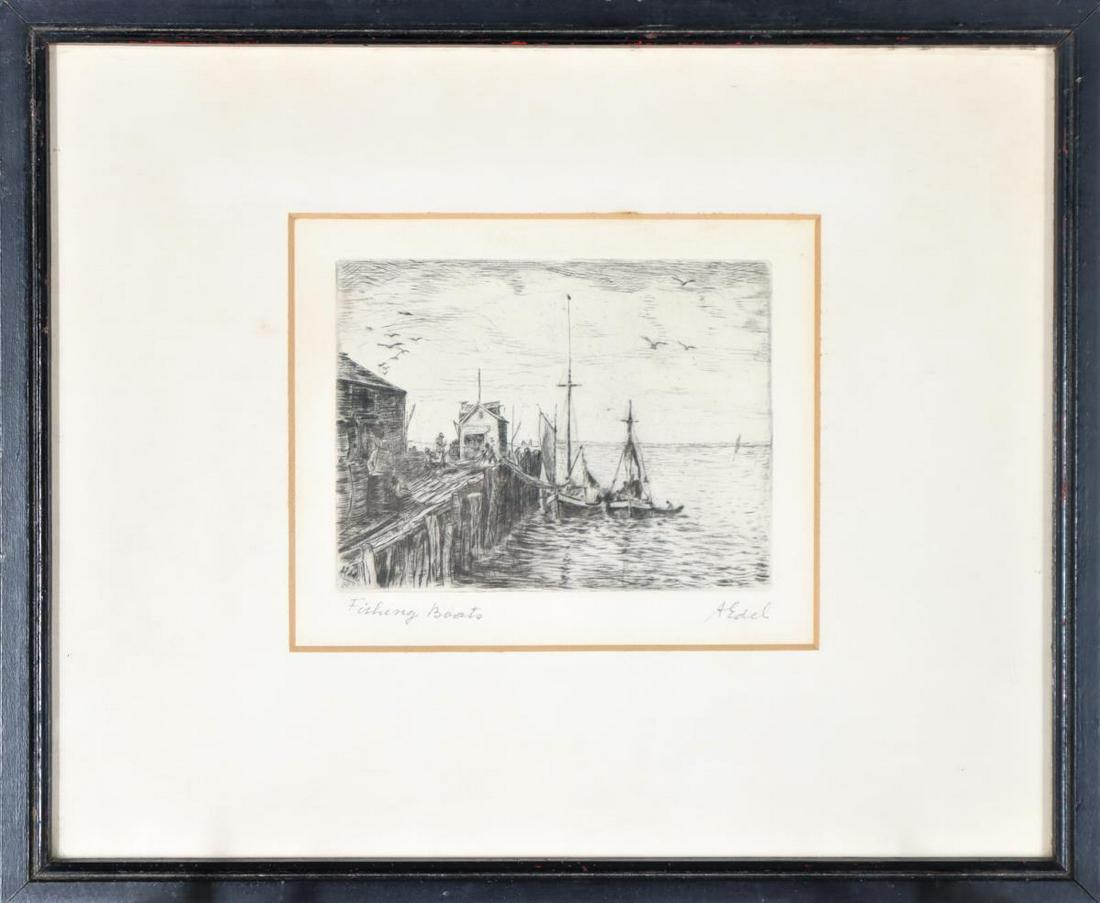Albert Edel (1894-1970) American, Etching (1 of 5)