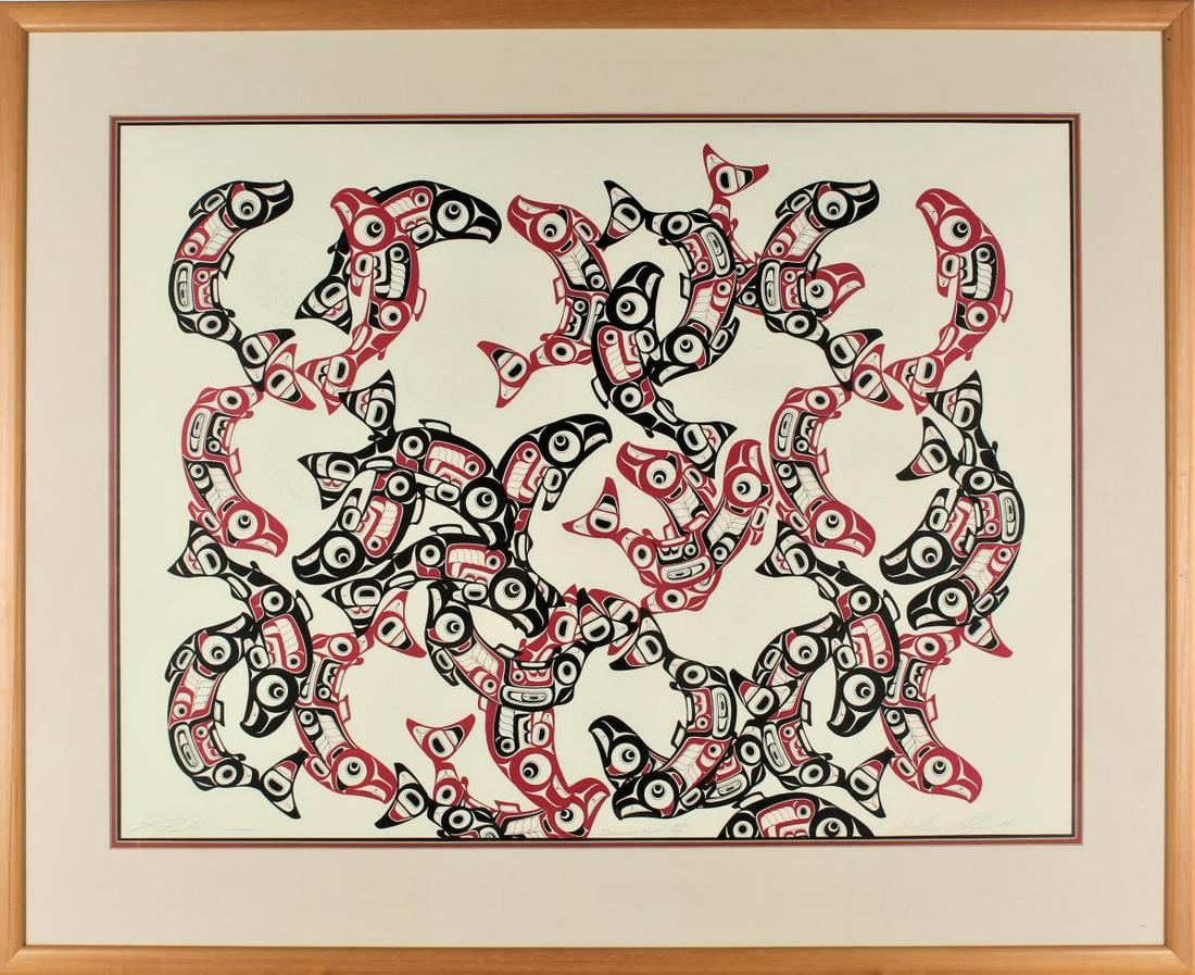 Marvin Oliver & Joe Feddersen Lithograph (1 of 8)