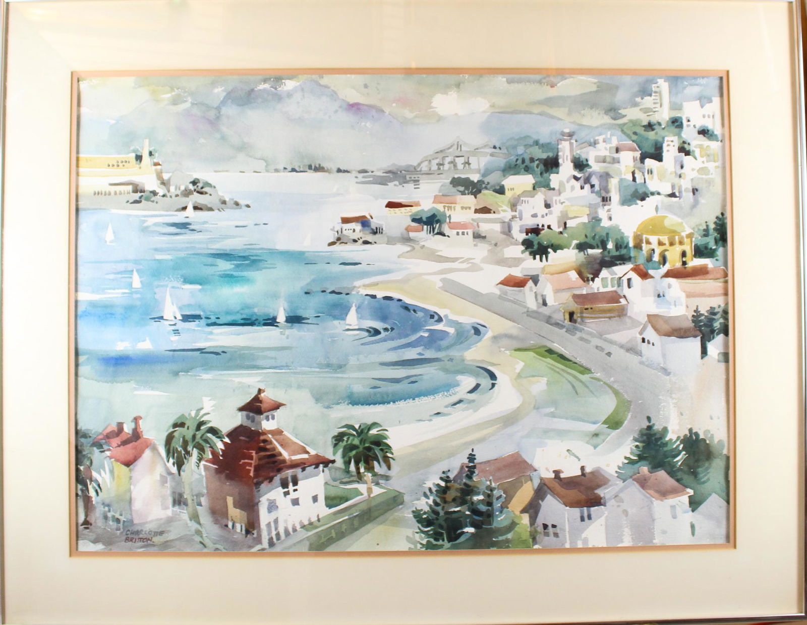 Charlotte Britton (B 1938) California, Watercolor (1 of 5)