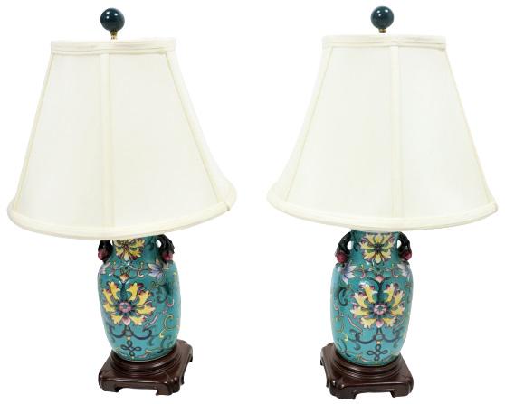 Pair of Chinese Lamps (1 of 7)