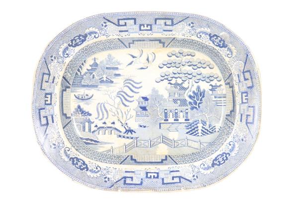 Chinese Export Blue & White Platter (1 of 10)