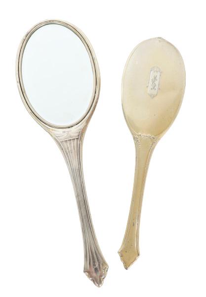 (2) Sterling Silver Mirror and Brush (1 of 7)