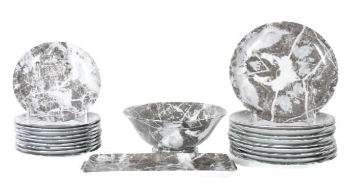 (22) Piece French Limoges Ulysse Set (1 of 6)