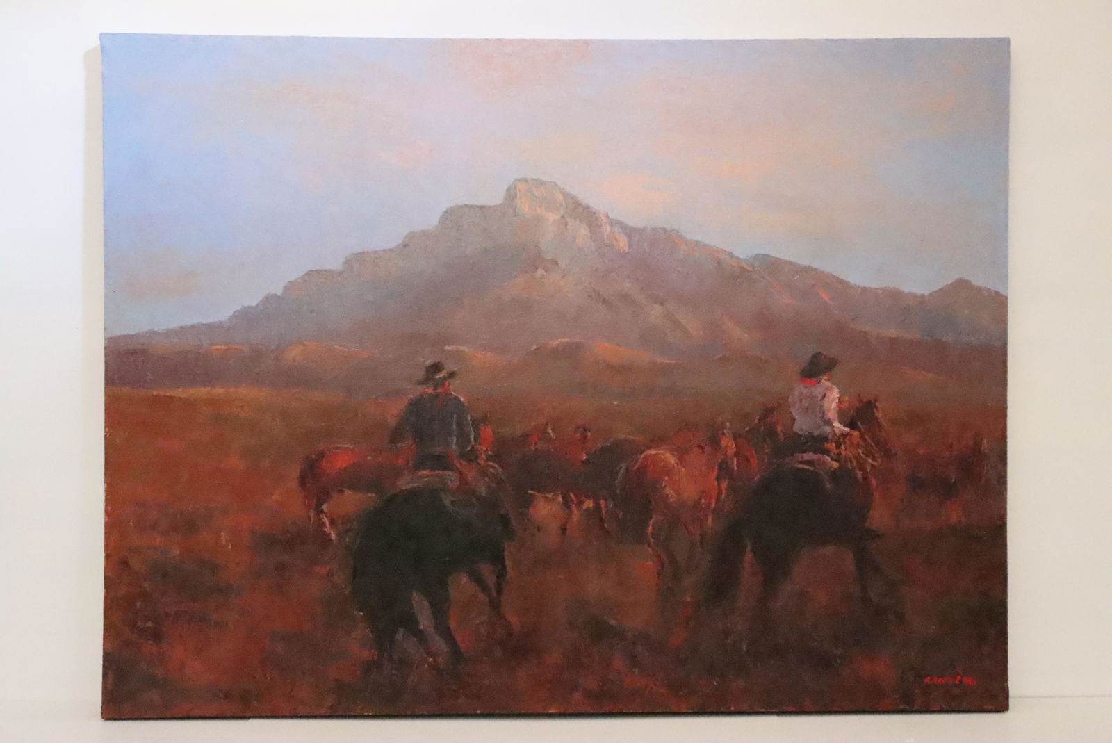 Sang Choi, Oil on Canvas, Western Subject (1 of 3)