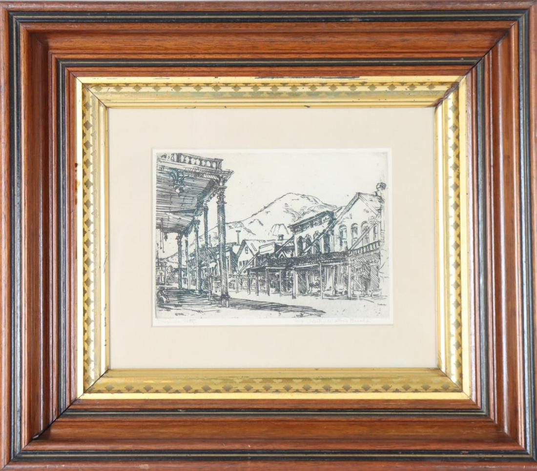 Gertrude Stone Brooks (1900-1978) Etching (1 of 5)