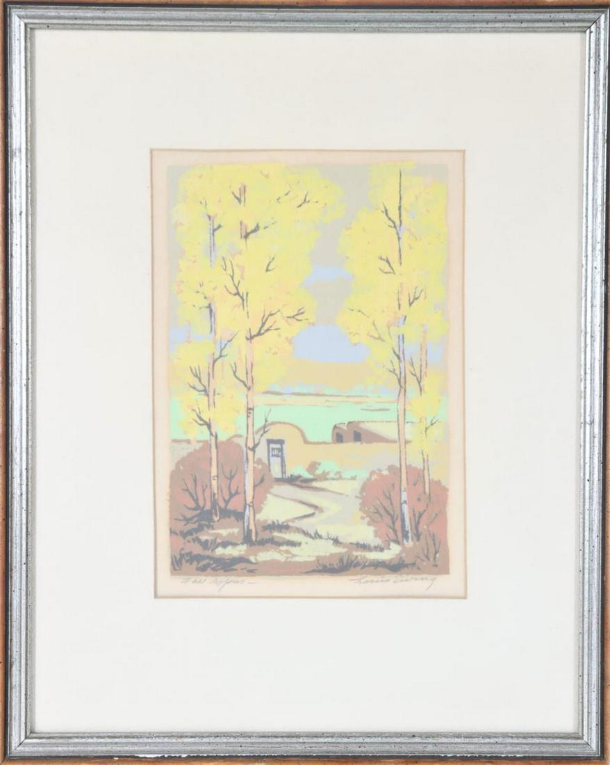 Louie Ewing (1908-1983) American, Silkscreen (1 of 5)