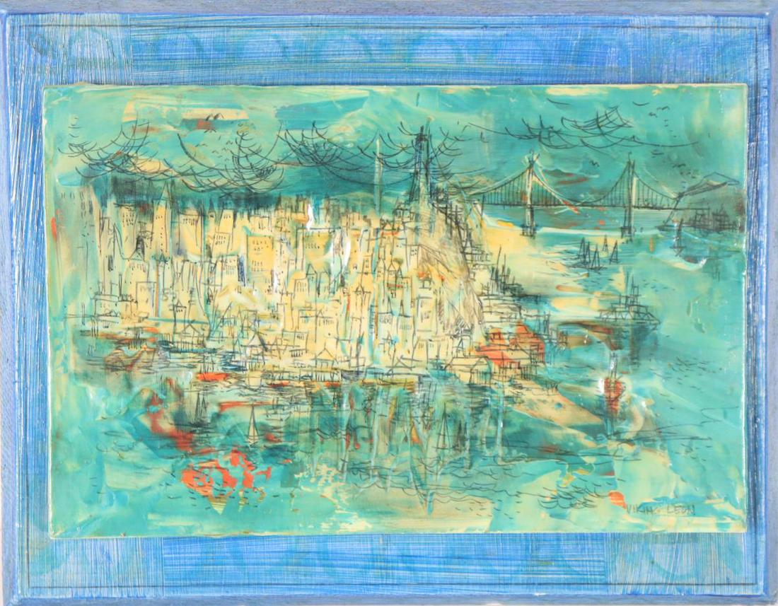 San Francisco Mid Century Oil (1 of 4)