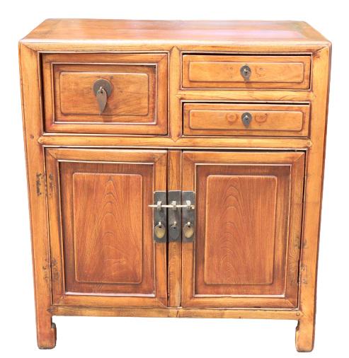 Antique Chinese Wood Cabinet w Seal (1 of 13)