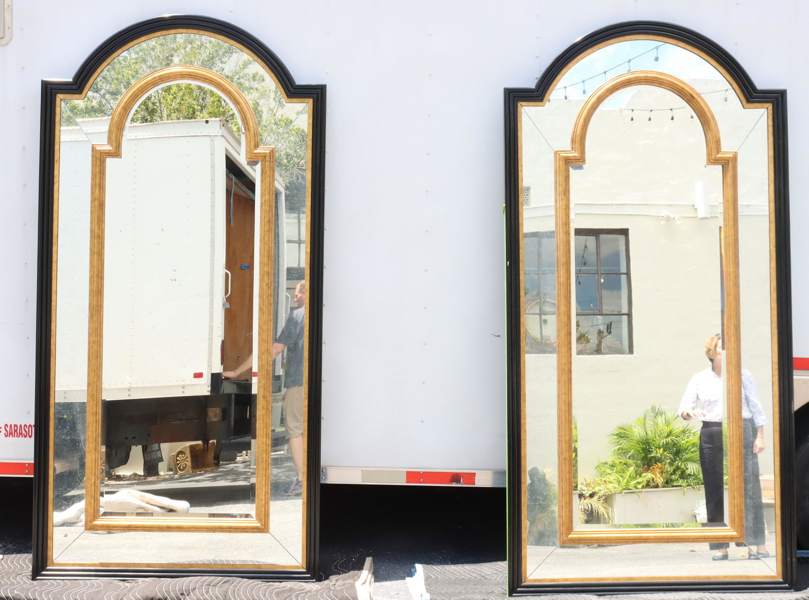 Pair of Monumental Decorative Mirrors (1 of 10)