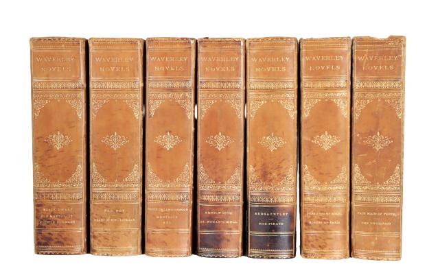 (7) Waverley Novels by Sir Walter Scott 1885 (1 of 3)