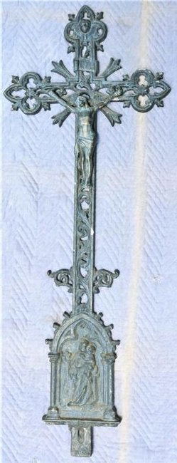 Cast Iron Reticulated Cross, "Gothic Style" (1 of 8)